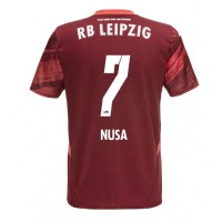 RB Leipzig Antonio Nusa #7 Bortatröja 2024-25 Korta ärmar